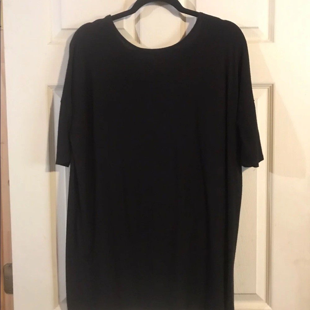 🔥FINAL PRICE🔥 Emma's Closet Black Tunic Tee Sz M - Picture 4 of 8